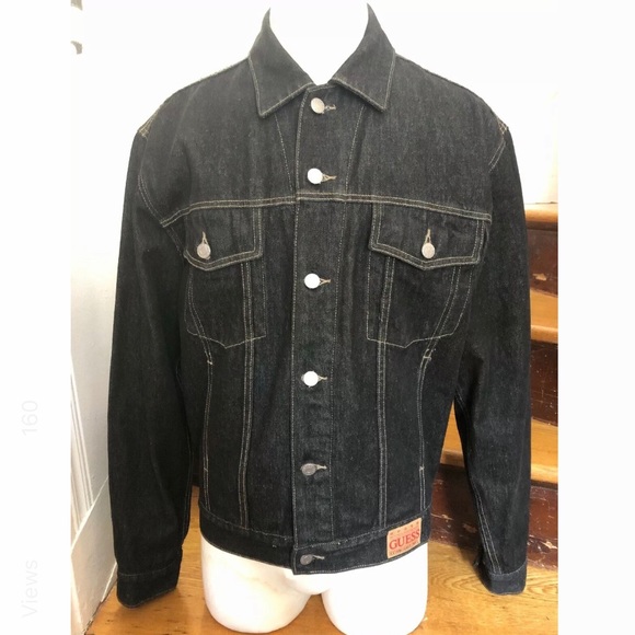 80s Guess x Tupac 2Pac Mugshot Custom Denim Jacket - Picture 5 of 8